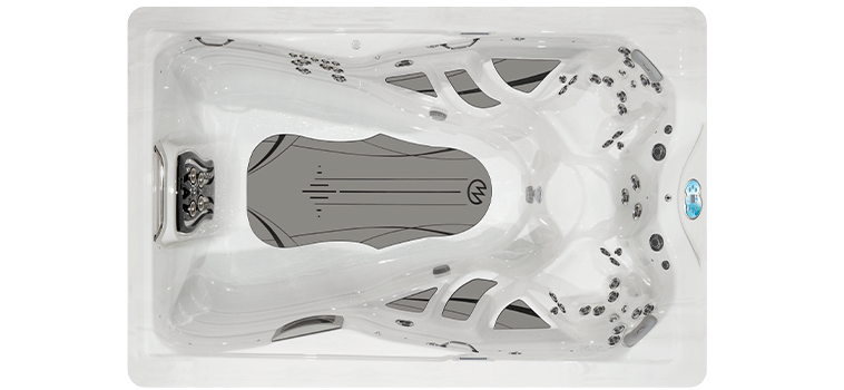H2X Swimspa by Master Spas the Trainer 12 downshot